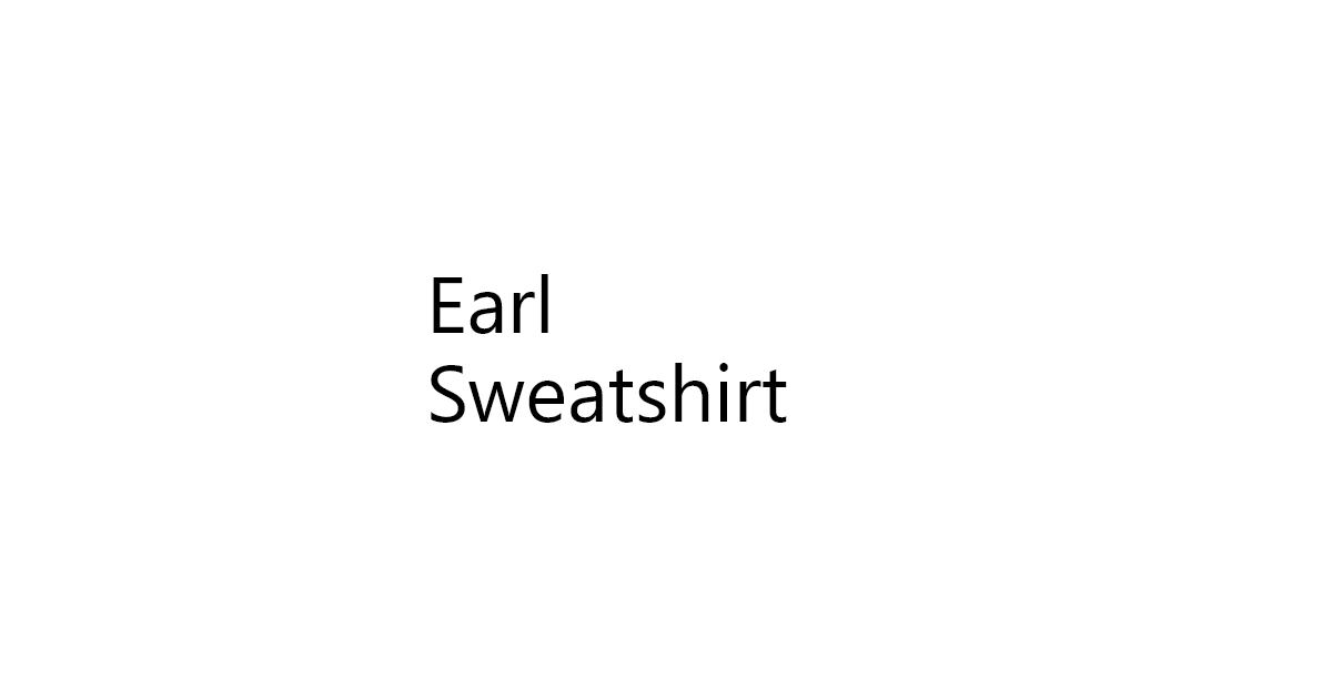 (c) Earlsweatshirt.com